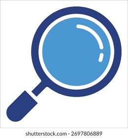 Magnifying Glass Icon Element For Design