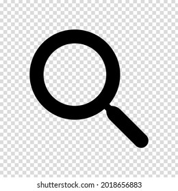 	
Magnifying Glass Icon. Flat Style Vector Icon of Magnifying Glass Isolated on Background. Search or Zoom Symbol.