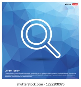 magnifying glass icon - Free vector icon