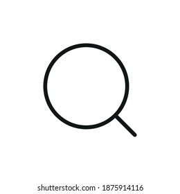 Magnifying Glass Icon for Graphic Design Projects