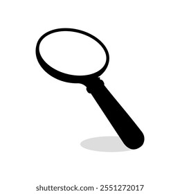 Magnifying glass icon, ideal for websites, apps, and search functions.