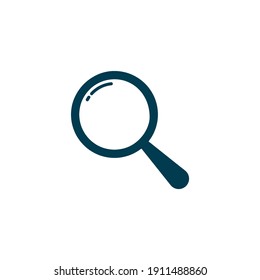 Magnifying glass icon illustration. Search icon vector. Zooming symbol flat design vector