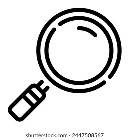 Magnifying Glass Icon Illustration, for web, app, infographic, etc