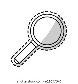 magnifying glass icon image 