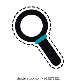 magnifying glass icon image 