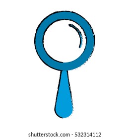 magnifying glass icon image vector illustration design 