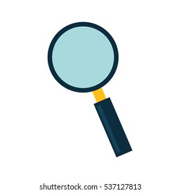 magnifying glass icon image vector illustration design 