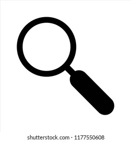 magnifying glass icon isolated object.