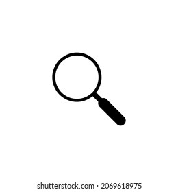 Magnifying glass icon in isolated on background. symbol for your web site design logo, app, Magnifying glass icon Vector illustration.