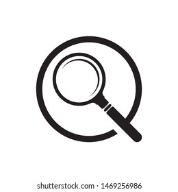 magnifying glass icon. Logo element illustration.magnifying glass symbol design. colored collection. magnifying glass concept. Can be used in web and mobile