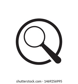 magnifying glass icon. Logo element illustration.magnifying glass symbol design. colored collection. magnifying glass concept. Can be used in web and mobile