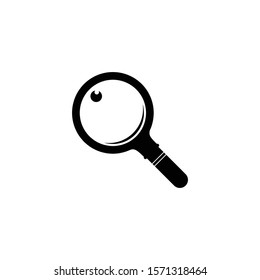 magnifying glass icon. Logo element illustration.magnifying glass symbol design. Can be used in web and mobile