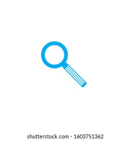 magnifying glass icon. Logo element illustration.magnifying glass symbol design. colored collection. magnifying glass concept. Can be used in web and mobile