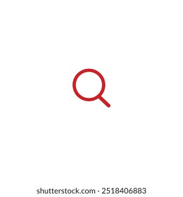 Magnifying glass icon logo flat vector design
