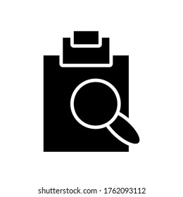 magnifying glass icon or logo isolated sign symbol vector illustration - high quality black style vector icons
