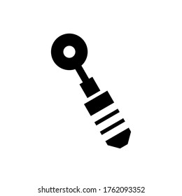 magnifying glass icon or logo isolated sign symbol vector illustration - high quality black style vector icons
