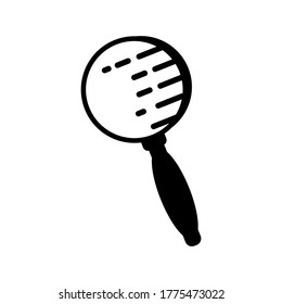 magnifying glass icon or logo isolated sign symbol vector illustration - high quality black style vector icons
