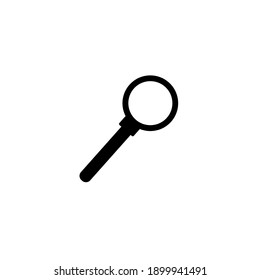 Magnifying glass icon, logo isolated on white background