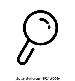 magnifying glass icon or logo isolated sign symbol vector illustration - high quality black style vector icons
