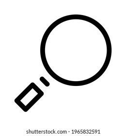 magnifying glass icon or logo isolated sign symbol vector illustration - high quality black style vector icons
