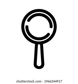 magnifying glass icon or logo isolated sign symbol vector illustration - high quality black style vector icons
