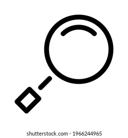 magnifying glass icon or logo isolated sign symbol vector illustration - high quality black style vector icons
