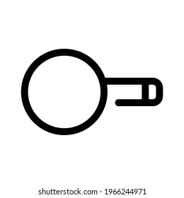 magnifying glass icon or logo isolated sign symbol vector illustration - high quality black style vector icons
