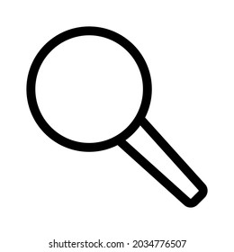 magnifying glass icon or logo isolated sign symbol vector illustration - high quality black style vector icons
