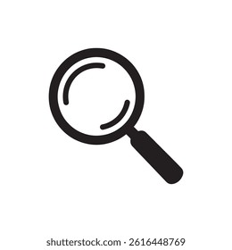 Magnifying glass icon, loupe icon. Search icon vector.