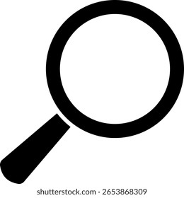 Magnifying glass icon. loupe sign. Explore and discover symbols. find information. Research tool concept. Searching success icons
