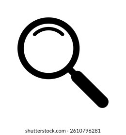 Magnifying glass icon, magnifer icon.