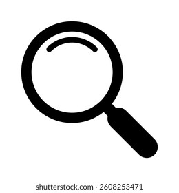 Magnifying glass icon, magnifer icon, search icon.