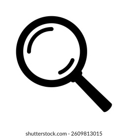 Magnifying glass icon, magnifer icon. Search icon.