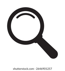 Magnifying glass icon, magnifier icon. Loupe icon symbol.