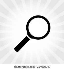 Magnifying glass icon on background. Search Icon. Vector illustration EPS10