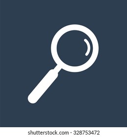 Magnifying glass icon. Search icon.