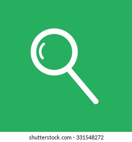 Magnifying glass icon. Search icon.