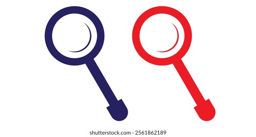 Magnifying glass icon. Search and find magnifier. Magnifying glass, Zoom, Loupe, icons button, vector, sign, symbol, logo, illustration, editable stroke, flat design style isolaated on white