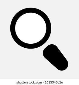The magnifying glass icon, the search sign.