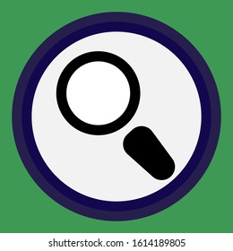 The magnifying glass icon, the search sign.