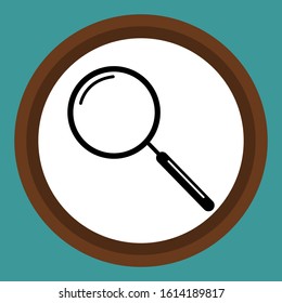 The magnifying glass icon, the search sign.