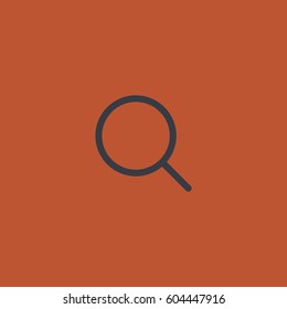 Magnifying glass icon. Search sign vector