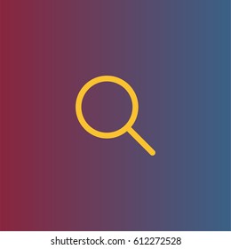 Magnifying glass icon. Search sign vector