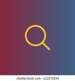 Magnifying glass icon. Search sign vector