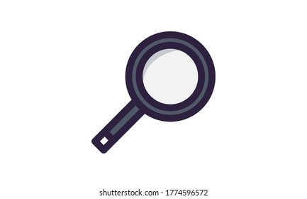 Icono de cristal de ampliación, icono de búsqueda vector Diseño