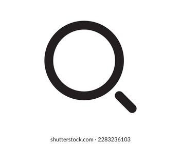 Icono de vidrio de aumento de búsqueda ilustración vectorial
