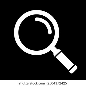 Magnifying glass icon, search icon Vector Illustration, Magnifying glass set, Zoom symbol,  zoom lens sign, scan search symbol isolated, search symbol for web icons flat vector illustration.