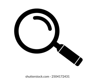 Magnifying glass icon, search icon Vector Illustration, Magnifying glass set, Zoom symbol,  zoom lens sign, scan search symbol isolated, search symbol for web icons flat vector illustration.