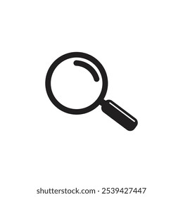 Magnifying glass icon, search icon Vector Illustration,  Zoom symbol, zoom lens sign, scan search symbol isolated, search symbol for web