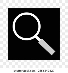 Magnifying glass icon, search icon Vector Illustration, Magnifying glass set, Zoom symbol, zoom lens sign, scan search symbol isolated, search symbol for web icons flat vector illustration. EPS 10.